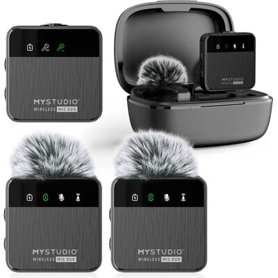 Easypix MyStudio Wireless Mic Duo - Draadloos Microfoonsysteem voor content Easypix MyStudio Wireless Mic Duo - Draadloos Microfoonsysteem voor content