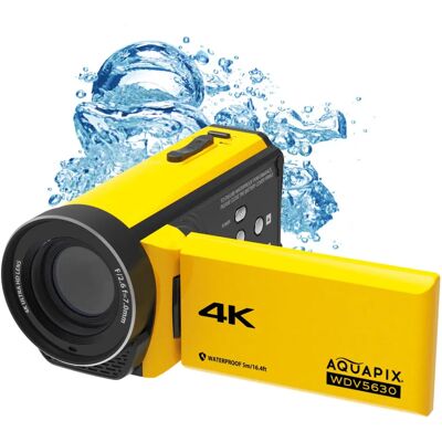 Aquapix WDV5630 Handheld Camcorder - 4K / 30 fps - Gelb Aquapix WDV5630 Handheld Camcorder - 4K / 30 fps - Gelb