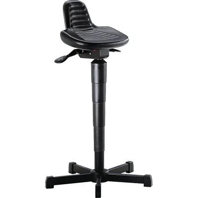 meychair Höhenverstellbarer Hocker - Verlängerter Rücken - 610-895mm - Max. 120kg - Schwarz meychair Höhenverstellbarer Hocker - Verlängerter Rücken - 610-895mm - Max. 120kg - Schwarz