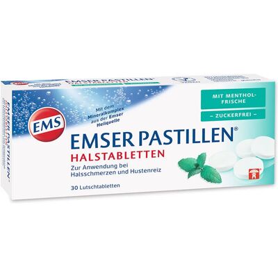 EMSER - Pastilles Menthol - Sans sucre - Tablet - Publicité EMSER - Pastilles Menthol - Sans sucre - Tablet - Publicité