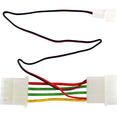 Convertisseur Revoltec 3 broches à 4 broches - Ventilateur CPU - Publicité Convertisseur Revoltec 3 broches à 4 broches - Ventilateur CPU - Publicité