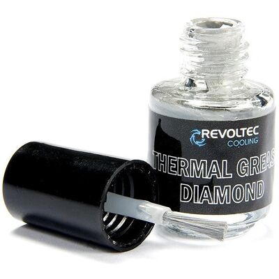 Revoltec Pâte Thermique Diamond - Compound pour dissipateur - 4 W/m·K - 6 g - Publicité Revoltec Pâte Thermique Diamond - Compound pour dissipateur - 4 W/m·K - 6 g - Publicité