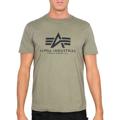 Alpha Industries Basic T-Shirt (100501) - olive (100501-11) Alpha Industries Basic T-Shirt (100501) - olive (100501-11)