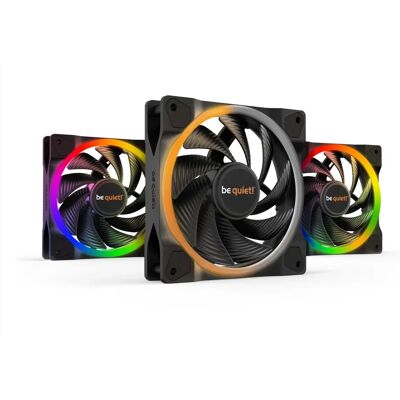 be quiet! Light Wings Pack triplo de ventiladores de 120mm PWM be quiet! Light Wings Pack triplo de ventiladores de 120mm PWM