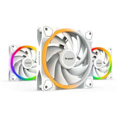 be quiet! Light Wings White 120mm PWM High-Speed Triple-Pack Case Fans be quiet! Light Wings White 120mm PWM High-Speed Triple-Pack Case Fans