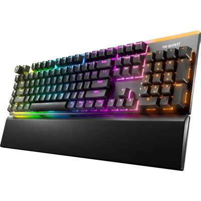 clavier linéaire silencieux be quiet! Light Mount US ANSI - Gaming USB QWERTY noir - Publicité clavier linéaire silencieux be quiet! Light Mount US ANSI - Gaming USB QWERTY noir - Publicité