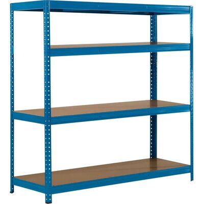 SZ Metall Weitspannregal 150x60x160 cm - Stahl, Blau SZ Metall Weitspannregal 150x60x160 cm - Stahl, Blau