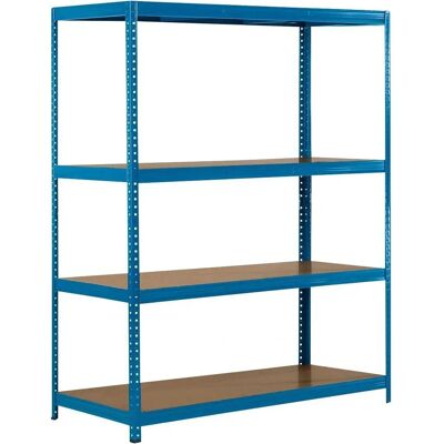 SZ Metall Schwerlast-Stahlregal - 150x80x200cm - Regal SZ Metall Schwerlast-Stahlregal - 150x80x200cm - Regal