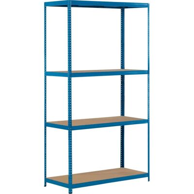 SZ Metall Weitspann-Regal - Blau, 150x80x280cm - Regale SZ Metall Weitspann-Regal - Blau, 150x80x280cm - Regale