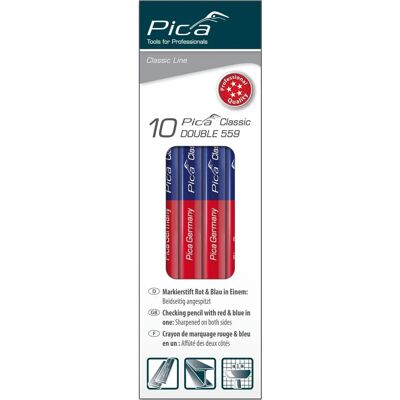 Pica 559-10 - Kompakte Doppelseitige Bleistifte Pica 559-10 - Kompakte Doppelseitige Bleistifte