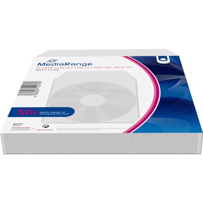 MediaRange MediaRange BOX64 Optische Schijfhoes - Grijs - Producttype MediaRange MediaRange BOX64 Optische Schijfhoes - Grijs - Producttype