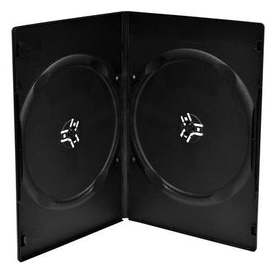 MediaRange Svart Slim 2-Disc Optikkoffert MediaRange Svart Slim 2-Disc Optikkoffert