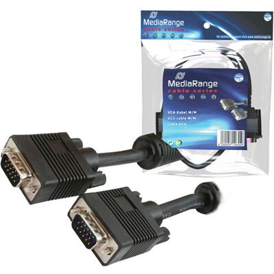 MediaRange MRCS106 VGA Kabel - 5 m Schwarz MediaRange MRCS106 VGA Kabel - 5 m Schwarz