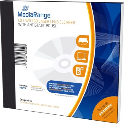 MediaRange MR725 Reinigingsset - PC & Disc Lens Cleaner MediaRange MR725 Reinigingsset - PC & Disc Lens Cleaner