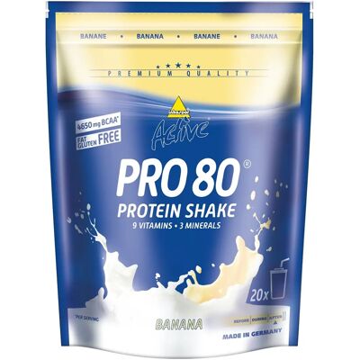 Inkospor Active Pro 80 - Banane Pulver 500 g Inkospor Active Pro 80 - Banane Pulver 500 g