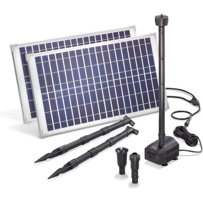 Esotec - Fountain Pro 1750L-50W - Kit pompe solaire bassin - Publicité Esotec - Fountain Pro 1750L-50W - Kit pompe solaire bassin - Publicité