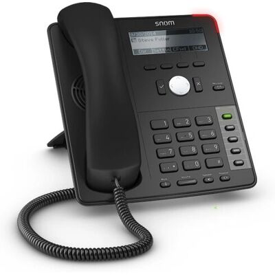 Teléfono IP Snom D712 Negro - 4 Líneas Teléfono IP Snom D712 Negro - 4 Líneas