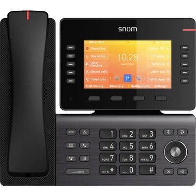 Snom D892M Schwarzes Wi-Fi IP-Telefon - IP Phone Snom D892M Schwarzes Wi-Fi IP-Telefon - IP Phone