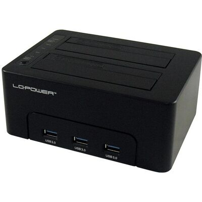 LC Power LC-DOCK-U3-HUB Storage Docking Station - Supports SATA Drives LC Power LC-DOCK-U3-HUB Storage Docking Station - Supports SATA Drives