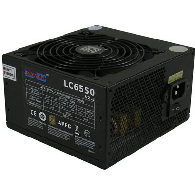 Fuente de alimentación LC-Power LC6550 V2.3 - 550W - Negro Fuente de alimentación LC-Power LC6550 V2.3 - 550W - Negro