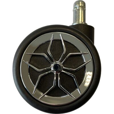 LC-Power - LC-CASTERS-8BC2-DRIFT - Negro - Plástico cromado - Rueda giratoria LC-Power - LC-CASTERS-8BC2-DRIFT - Negro - Plástico cromado - Rueda giratoria