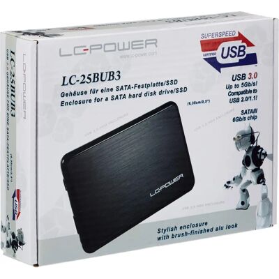 Boîtier externe en aluminium 2,5" - Boîtier HDD externe - Publicité Boîtier externe en aluminium 2,5" - Boîtier HDD externe - Publicité