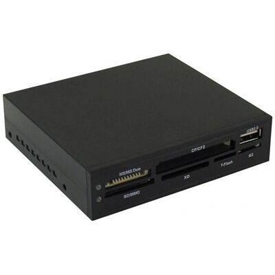 Kortläsare LC-POWER LC-CR-1 - USB 2.0 Intern Svart Kortläsare LC-POWER LC-CR-1 - USB 2.0 Intern Svart