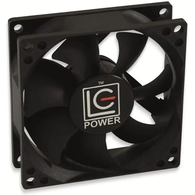 LC Power 80mm Hydraulic PC Case Fan - Black LC Power 80mm Hydraulic PC Case Fan - Black