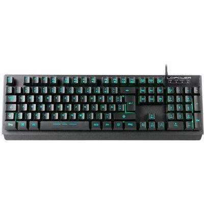 Clavier LC-Power LC-KEY-4B-LED - Noir - USB - Allemand Clavier LC-Power LC-KEY-4B-LED - Noir - USB - Allemand