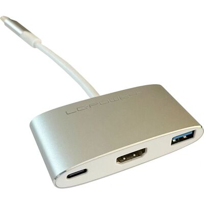 LC Power LC-HUB-C-MULTI-4 Dockingstation USB-C HDMI 4K LC Power LC-HUB-C-MULTI-4 Dockingstation USB-C HDMI 4K