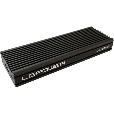 LC-Power LC-M2-C-MULTI Opslagbehuizing - M.2 NVMe/SATA - Zwart LC-Power LC-M2-C-MULTI Opslagbehuizing - M.2 NVMe/SATA - Zwart