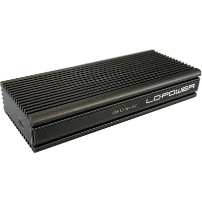 Boîtier de stockage LC Power LC-M2-C-NVME-2X2 - Supporte SSD NVMe M.2 - USB 3.2 (Gen 2x2) - Noir - Publicité Boîtier de stockage LC Power LC-M2-C-NVME-2X2 - Supporte SSD NVMe M.2 - USB 3.2 (Gen 2x2) - Noir - Publicité