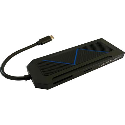 LC-Power LC-HUB-C-MULTI-6-RGB USB Πομπός - Μαύρο LC-Power LC-HUB-C-MULTI-6-RGB USB Πομπός - Μαύρο