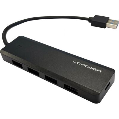 LC-Power LC-HUB-U3-4-V2 Hub USB - 5 Ports, Noir LC-Power LC-HUB-U3-4-V2 Hub USB - 5 Ports, Noir