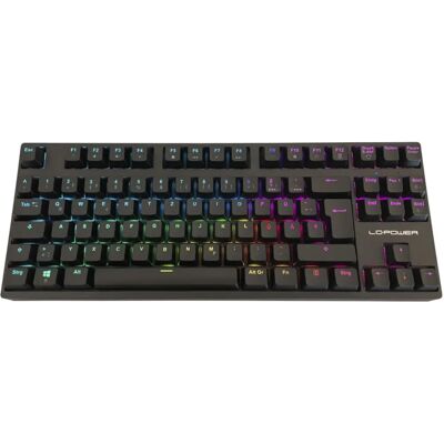 LC-Power LC-KEY-MECH-2-RGB-C-W Tastatur - Schwarz - TKL - RGB - Gaming LC-Power LC-KEY-MECH-2-RGB-C-W Tastatur - Schwarz - TKL - RGB - Gaming