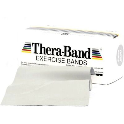 Theraband Silber Widerstandsbänder - 5,5 m Professionelles Latex-Trainingsgerät Theraband Silber Widerstandsbänder - 5,5 m Professionelles Latex-Trainingsgerät