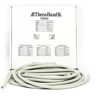 TheraBand Tubing - Tubo di Resistenza 7,5 m Argento TheraBand Tubing - Tubo di Resistenza 7,5 m Argento