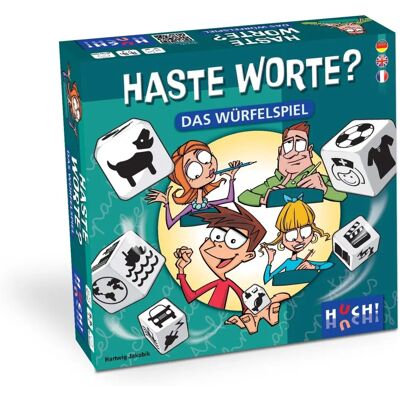 Huch! & Friends Haste Worte? - Das Würfelspiel - Bunt für Kinder Huch! & Friends Haste Worte? - Das Würfelspiel - Bunt für Kinder