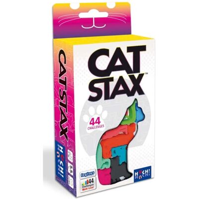 Huch Cat Stax - Puzzle di gatti impilabili - Gioco da tavolo Huch Cat Stax - Puzzle di gatti impilabili - Gioco da tavolo