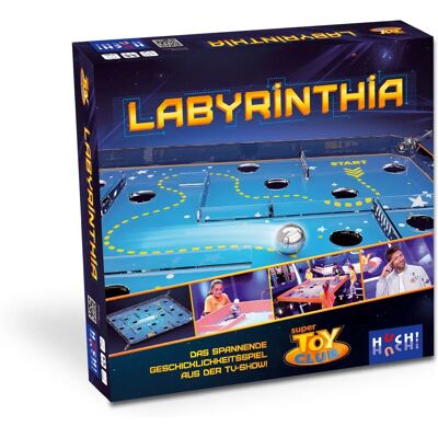 Huch! Labyrinthia Gioco da Tavolo - Famiglia, Colorato, Abilità, 3D, 2 Giocatori, Veloce Huch! Labyrinthia Gioco da Tavolo - Famiglia, Colorato, Abilità, 3D, 2 Giocatori, Veloce