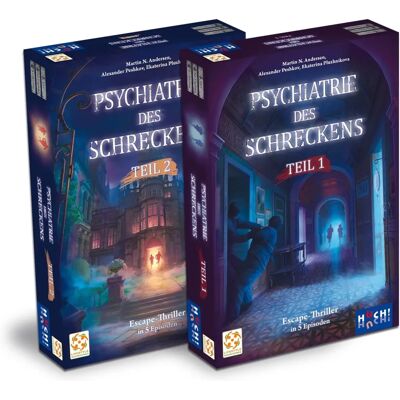 Huch! Exitgame - Psychiatrie des Schreckens Teil 1-2 - Brettspiel Huch! Exitgame - Psychiatrie des Schreckens Teil 1-2 - Brettspiel