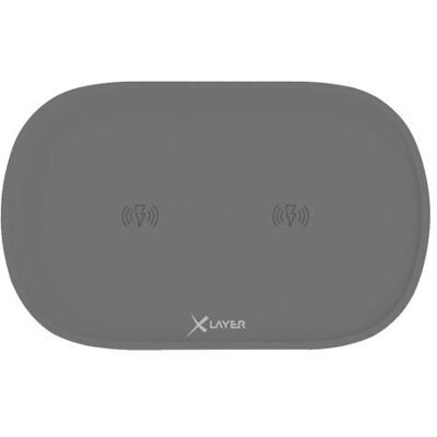 XLayer 215762 Draadloze Dubbele Oplaadmat - Telefoonoplader XLayer 215762 Draadloze Dubbele Oplaadmat - Telefoonoplader