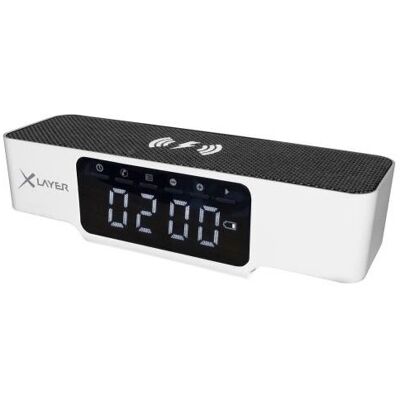 XLayer 215766 Drahtloses Lade-Alarmuhr - Digitaler Wecker mit Bluetooth, FM Radio XLayer 215766 Drahtloses Lade-Alarmuhr - Digitaler Wecker mit Bluetooth, FM Radio