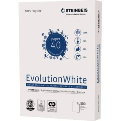 Steinbeis Recyclingpapier No.4 - DIN A4 80 g/qm - Bürobedarf Steinbeis Recyclingpapier No.4 - DIN A4 80 g/qm - Bürobedarf
