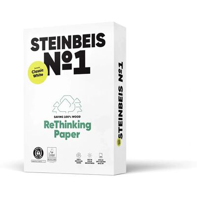 Steinbeis: Kopierpapier - Weiß, 80 g/m², A3, 500 Blatt Steinbeis: Kopierpapier - Weiß, 80 g/m², A3, 500 Blatt