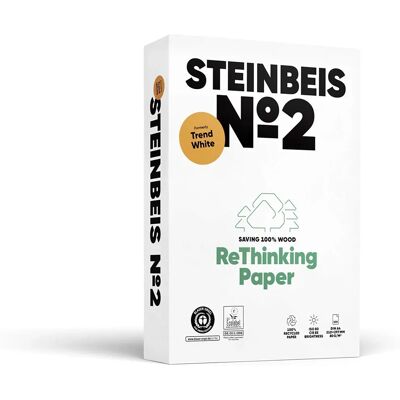 Papier recyclé Steinbeis No.2 A4 - Publicité Papier recyclé Steinbeis No.2 A4 - Publicité