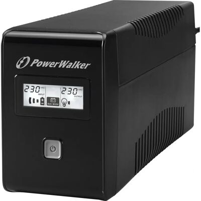 PowerWalker VI 850 LCD USV - 850 VA, 480 W - Line-Interaktiv - Schwarz PowerWalker VI 850 LCD USV - 850 VA, 480 W - Line-Interaktiv - Schwarz