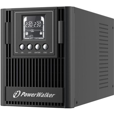PowerWalker VFI 1000 AT - USV - 900W - 3 Steckdosen - Online-Technologie PowerWalker VFI 1000 AT - USV - 900W - 3 Steckdosen - Online-Technologie