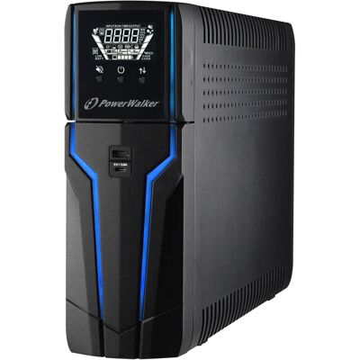 PowerWalker VI 1000 GXB UPS - Puhdas sine wave, 600W, 1kVA, Musta PowerWalker VI 1000 GXB UPS - Puhdas sine wave, 600W, 1kVA, Musta