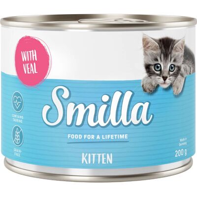 Smilla Kitten Veal - Grain-Free, Vitamins & Minerals - Cat Food Smilla Kitten Veal - Grain-Free, Vitamins & Minerals - Cat Food